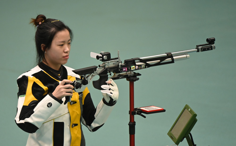 射击比赛女子项目日本选手夺冠